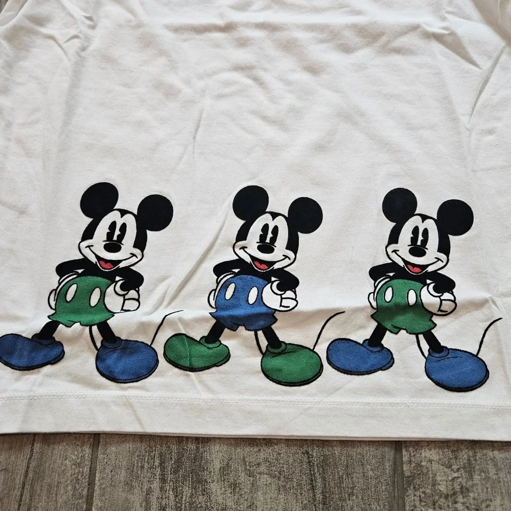 Hanna Andersson Mickey Mouse Shirt Pants Set Kids 8 Tee Joggers Disney Outfit